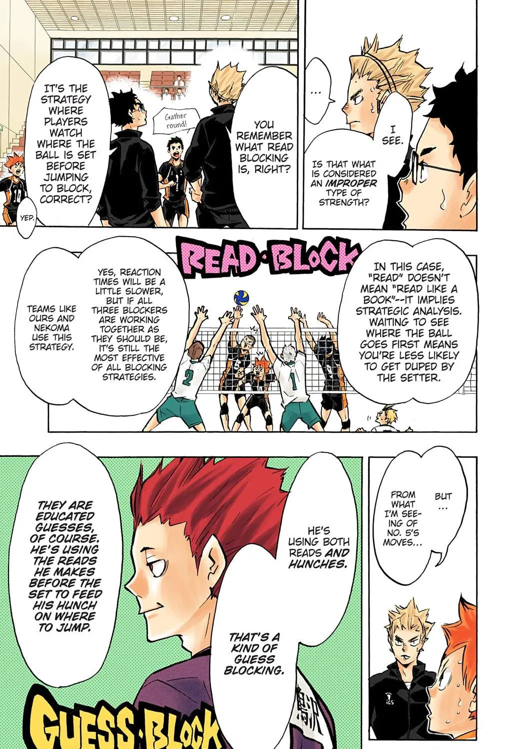 Read Haikyu!! (Official Colored) (Colored) chapter 156 image 22 on Lezhin