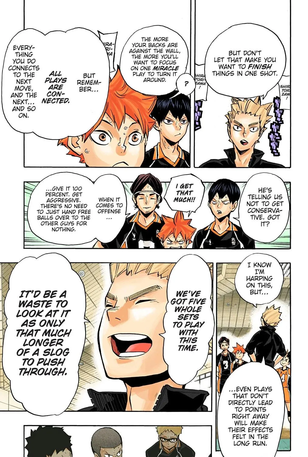 Read Haikyu!! (Official Colored) (Colored) chapter 159 image 4 on Lezhin