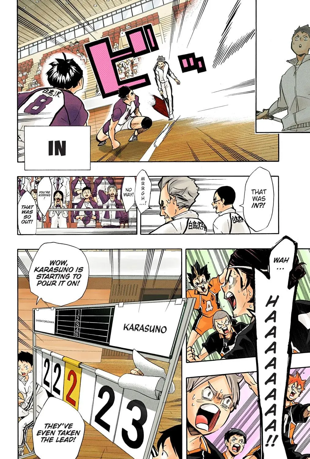 Read Haikyu!! (Official Colored) (Colored) chapter 160 image 10 on Lezhin