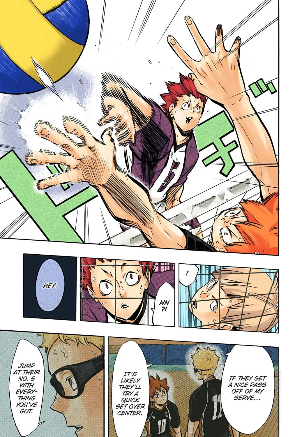 Read Haikyu!! (Official Colored) (Colored) chapter 161 image 12 on Lezhin