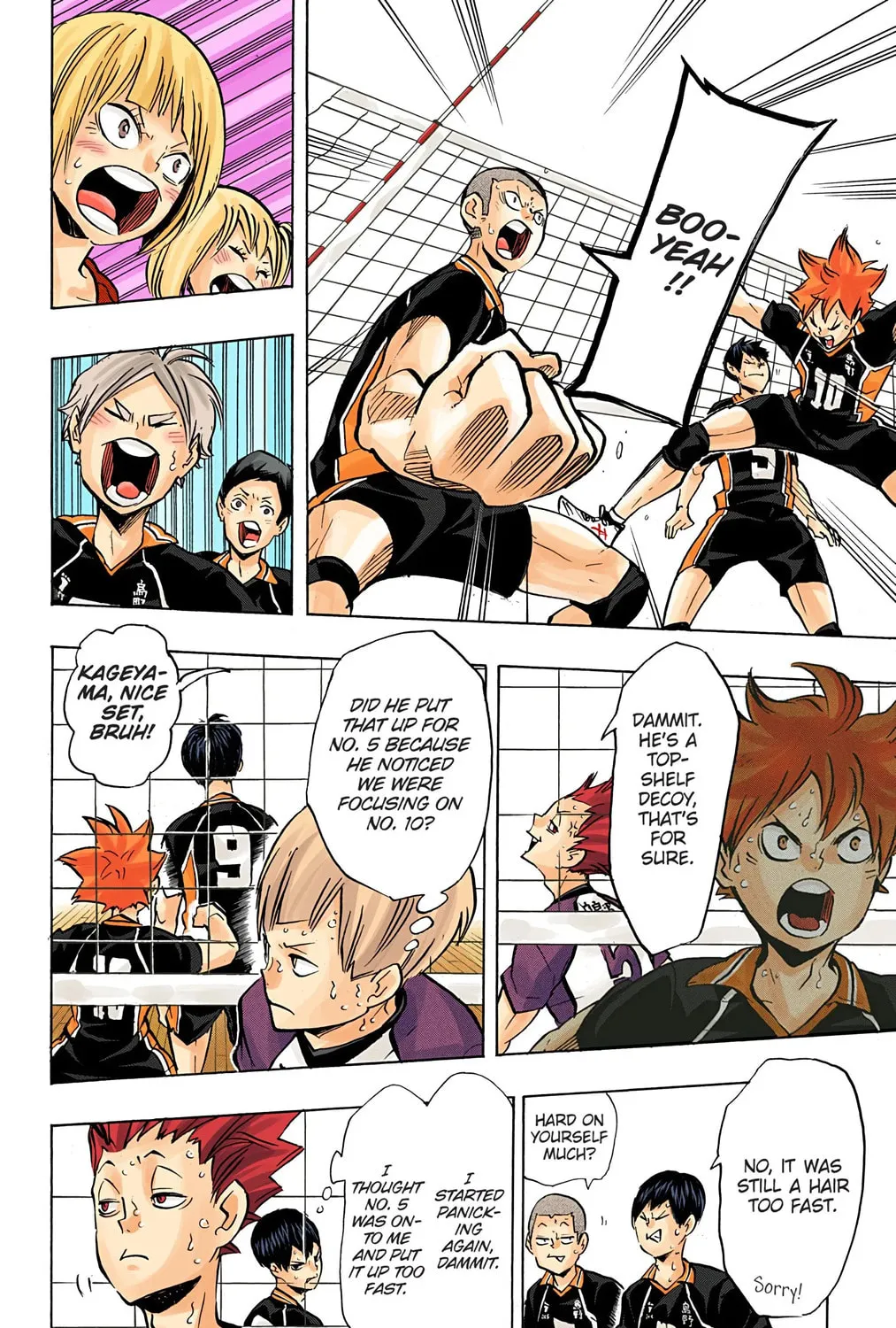 Read Haikyu!! (Official Colored) (Colored) chapter 161 image 30 on Lezhin