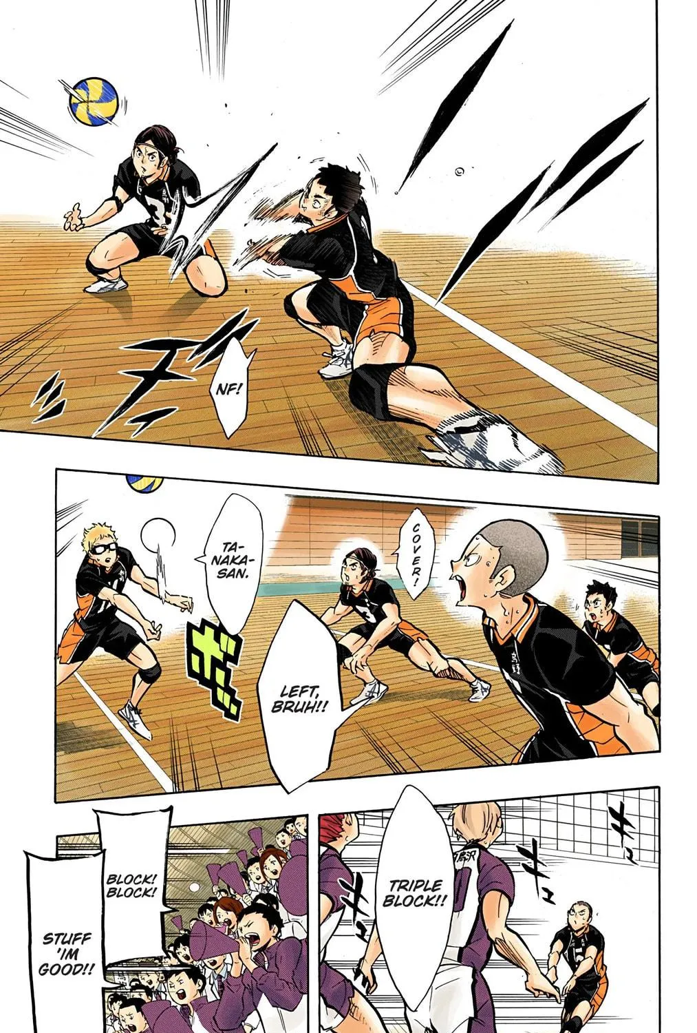 Read Haikyu!! (Official Colored) (Colored) chapter 161 image 4 on Lezhin