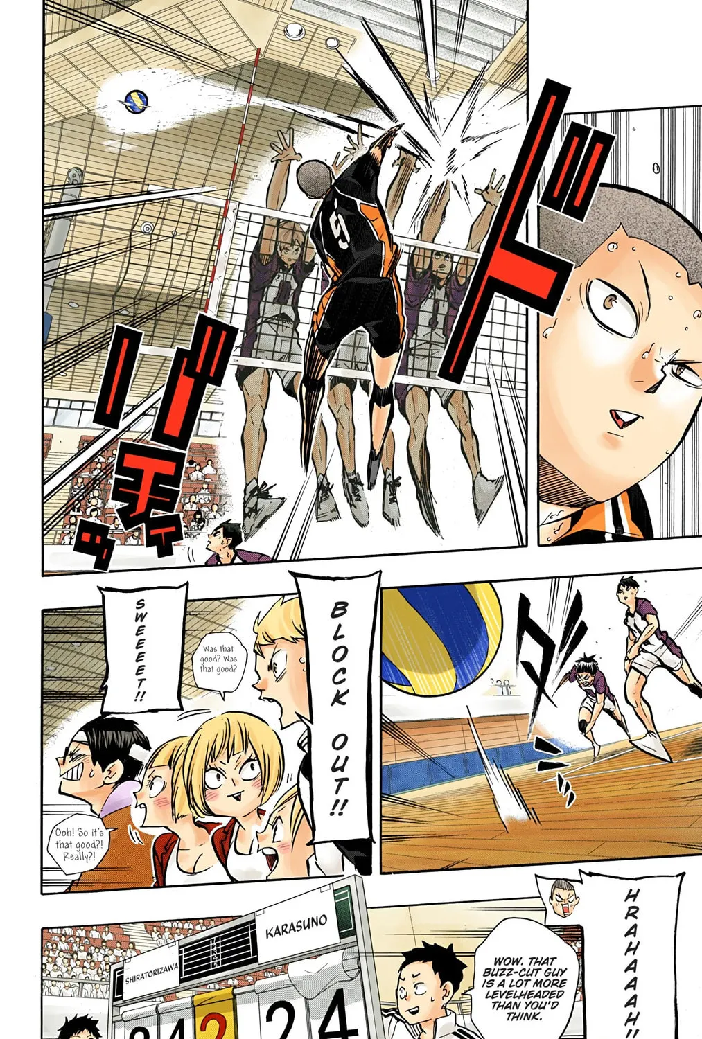 Read Haikyu!! (Official Colored) (Colored) chapter 161 image 6 on Lezhin