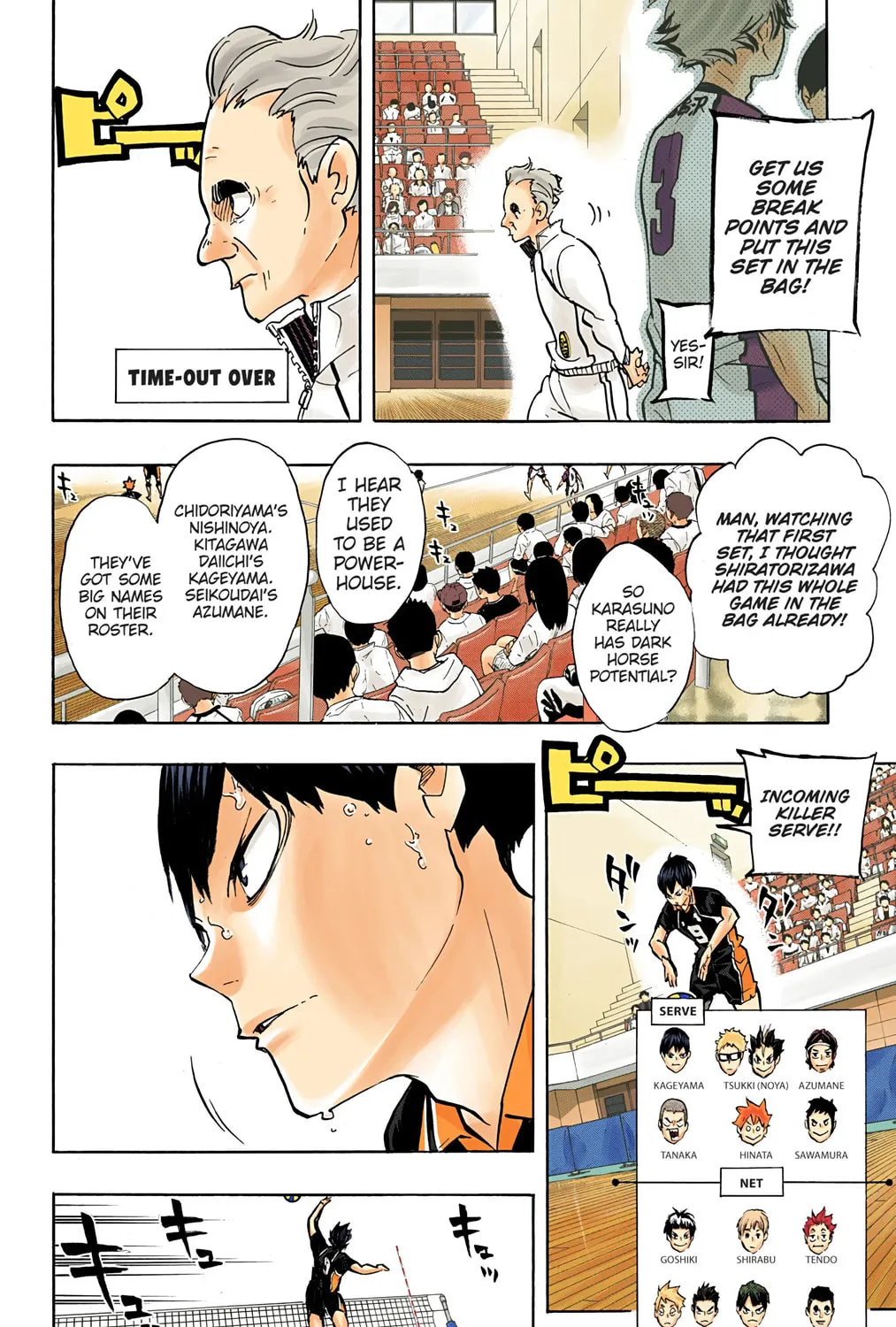 Read Haikyu!! (Official Colored) (Colored) chapter 162 image 2 on Lezhin