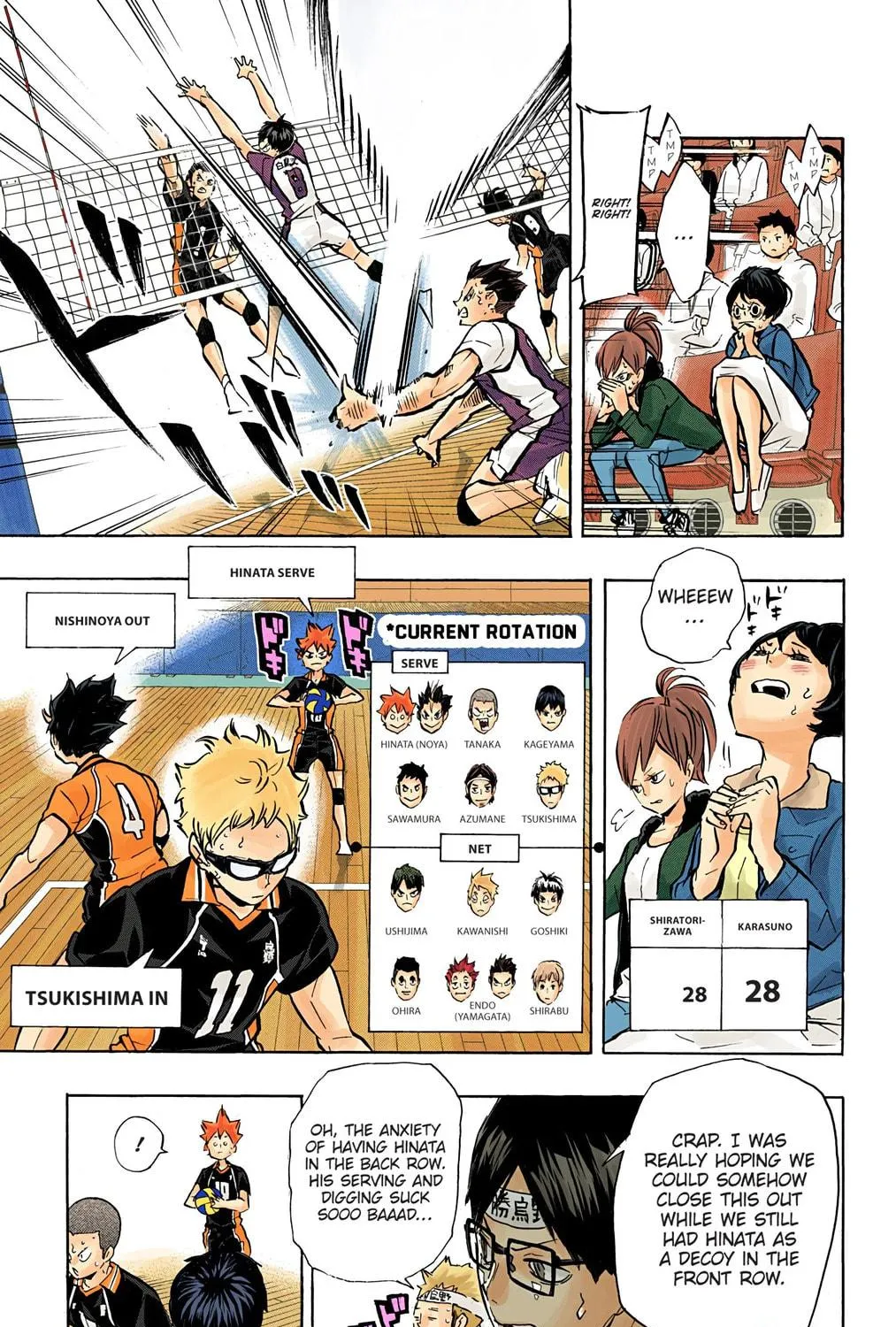 Read Haikyu!! (Official Colored) (Colored) chapter 162 image 28 on Lezhin