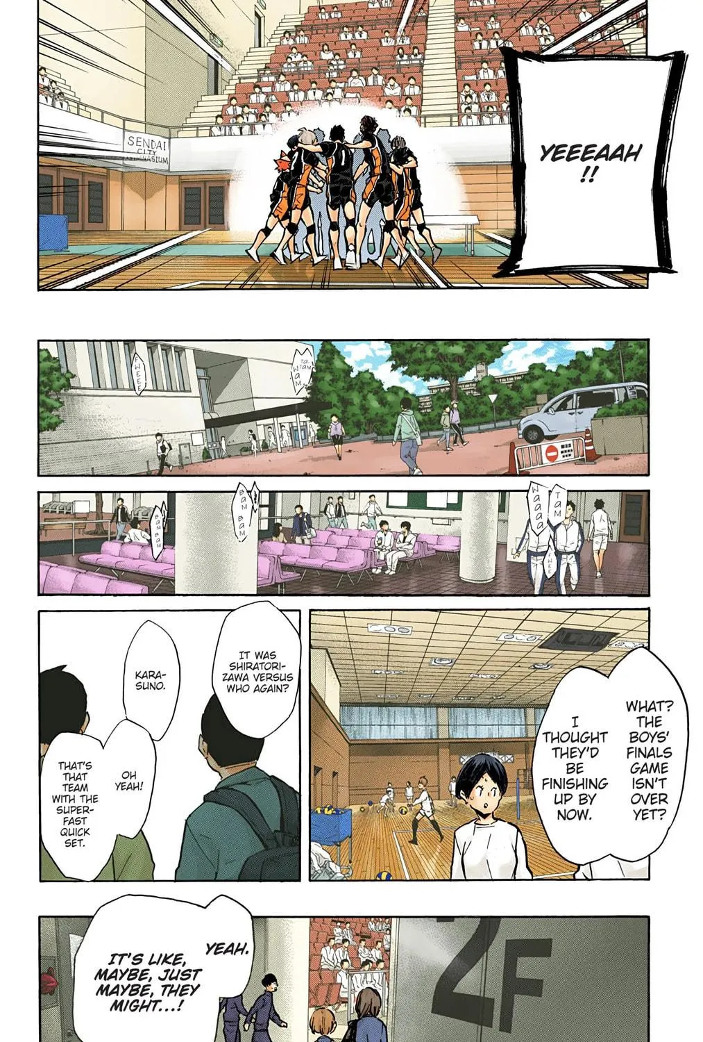 Read Haikyu!! (Official Colored) (Colored) chapter 164 image 34 on Lezhin
