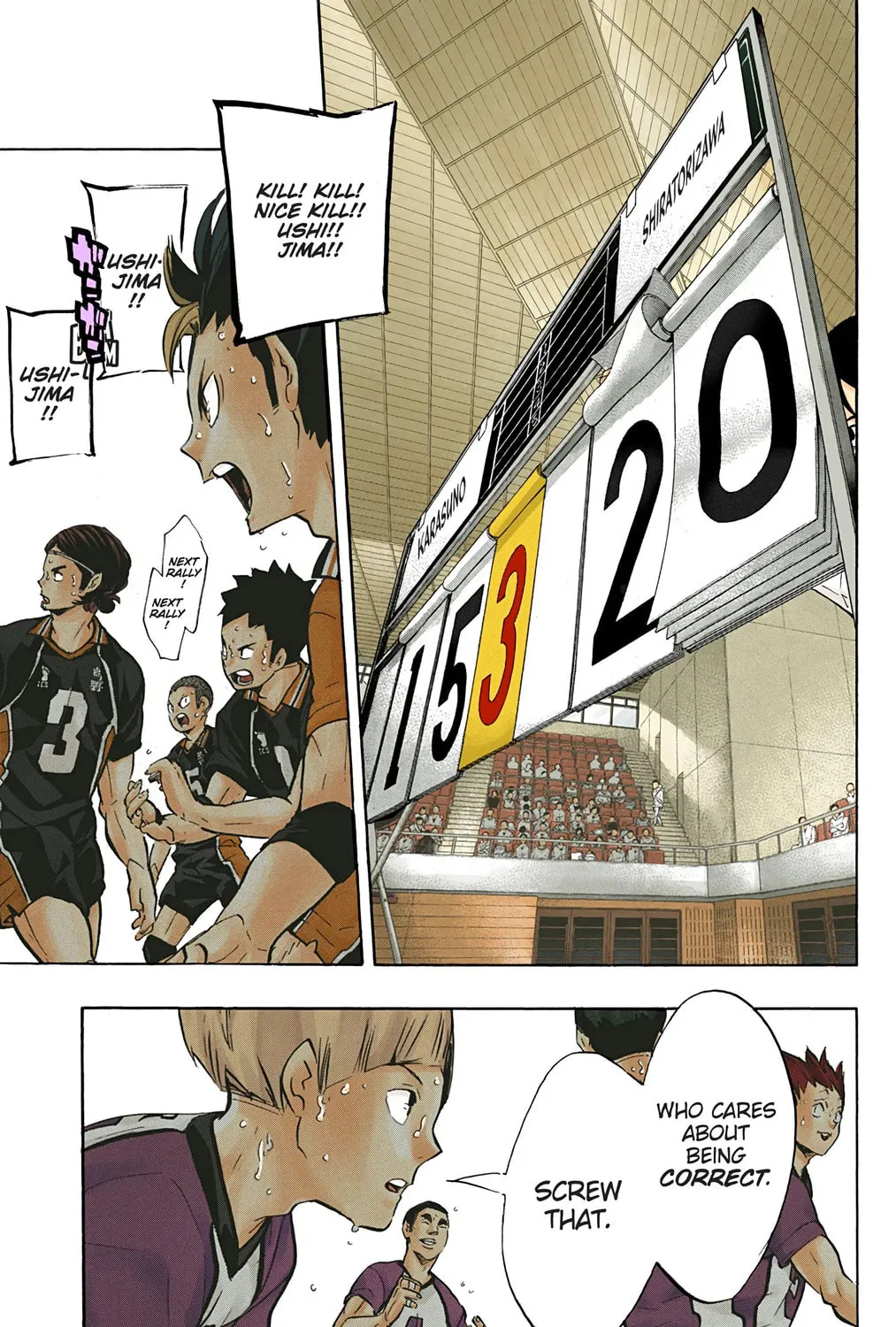 Read Haikyu!! (Official Colored) (Colored) chapter 164 image 36 on Lezhin