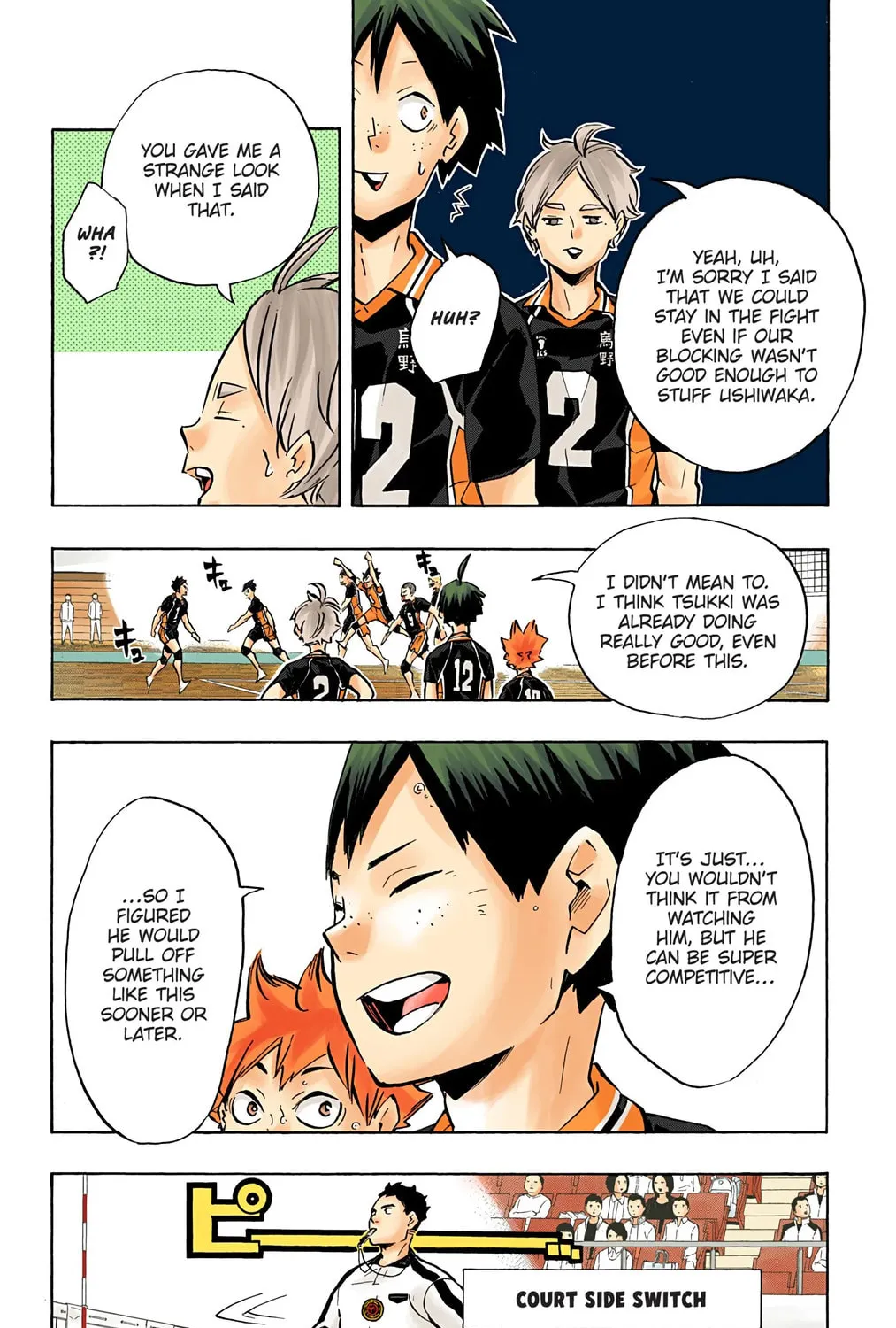 Read Haikyu!! (Official Colored) (Colored) chapter 164 image 6 on Lezhin