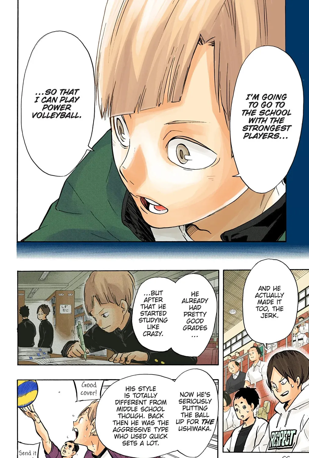 Read Haikyu!! (Official Colored) (Colored) chapter 165 image 12 on Lezhin