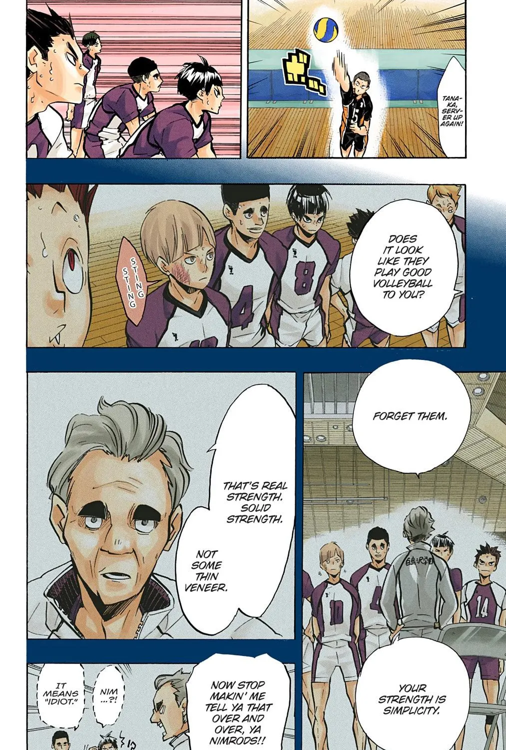 Read Haikyu!! (Official Colored) (Colored) chapter 165 image 16 on Lezhin