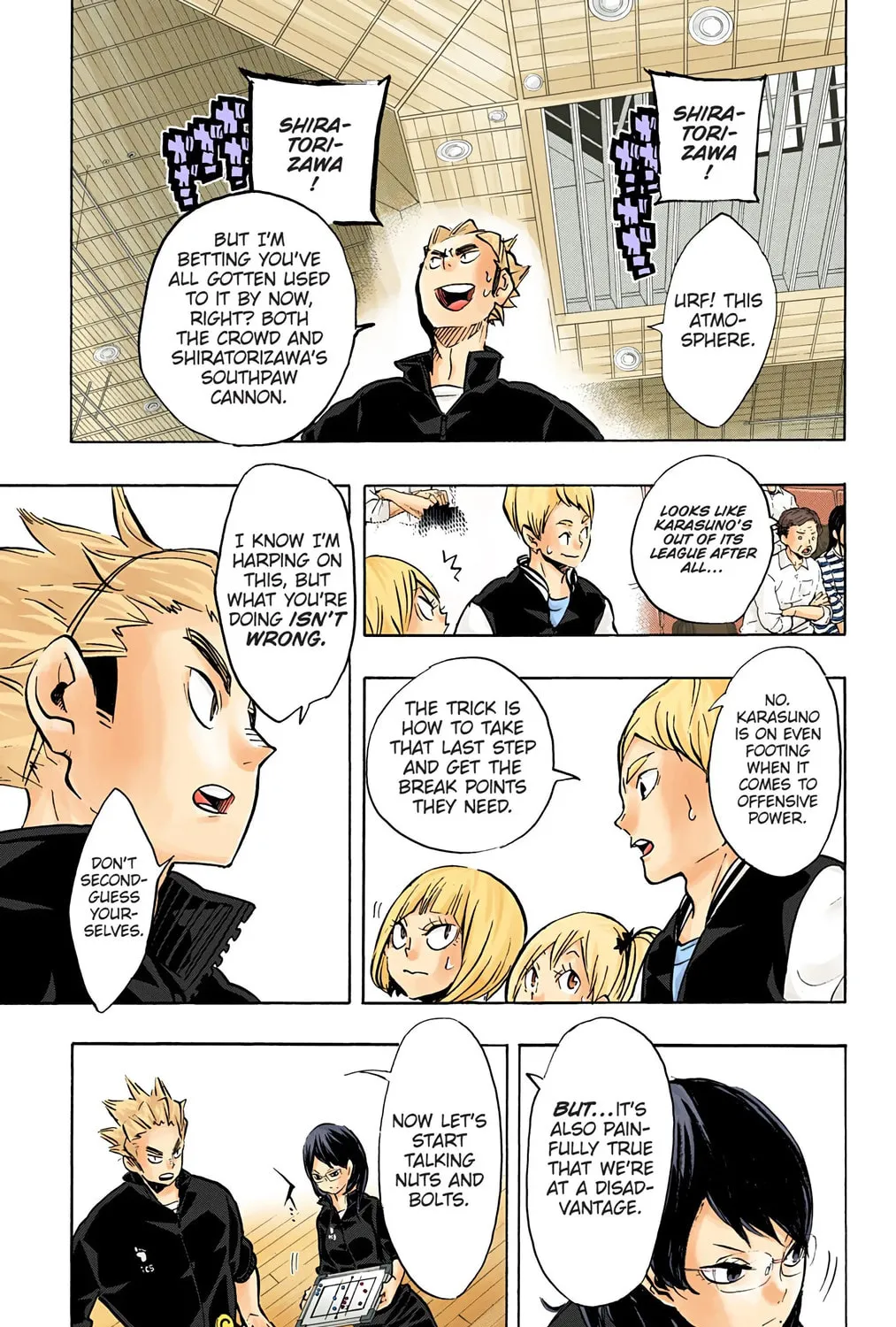 Read Haikyu!! (Official Colored) (Colored) chapter 166 image 12 on Lezhin