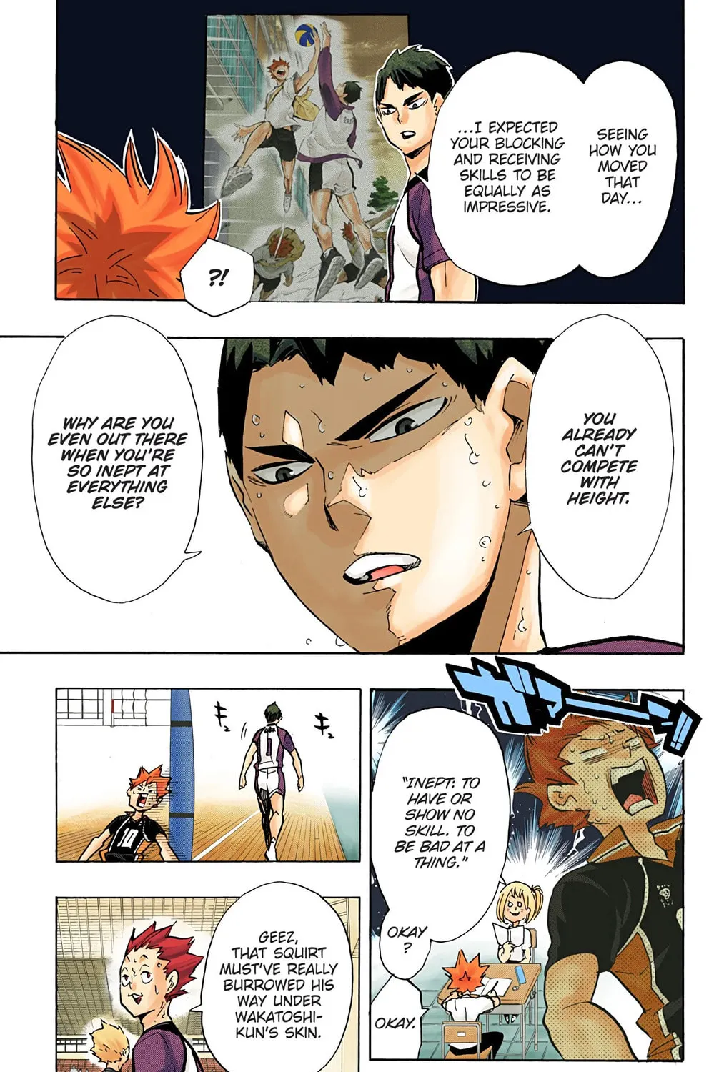 Read Haikyu!! (Official Colored) (Colored) chapter 166 image 8 on Lezhin