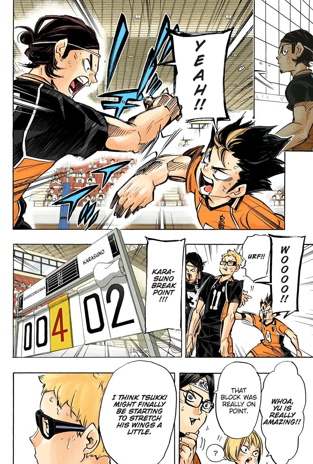 Read Haikyu!! (Official Colored) (Colored) chapter 167 image 10 on Lezhin