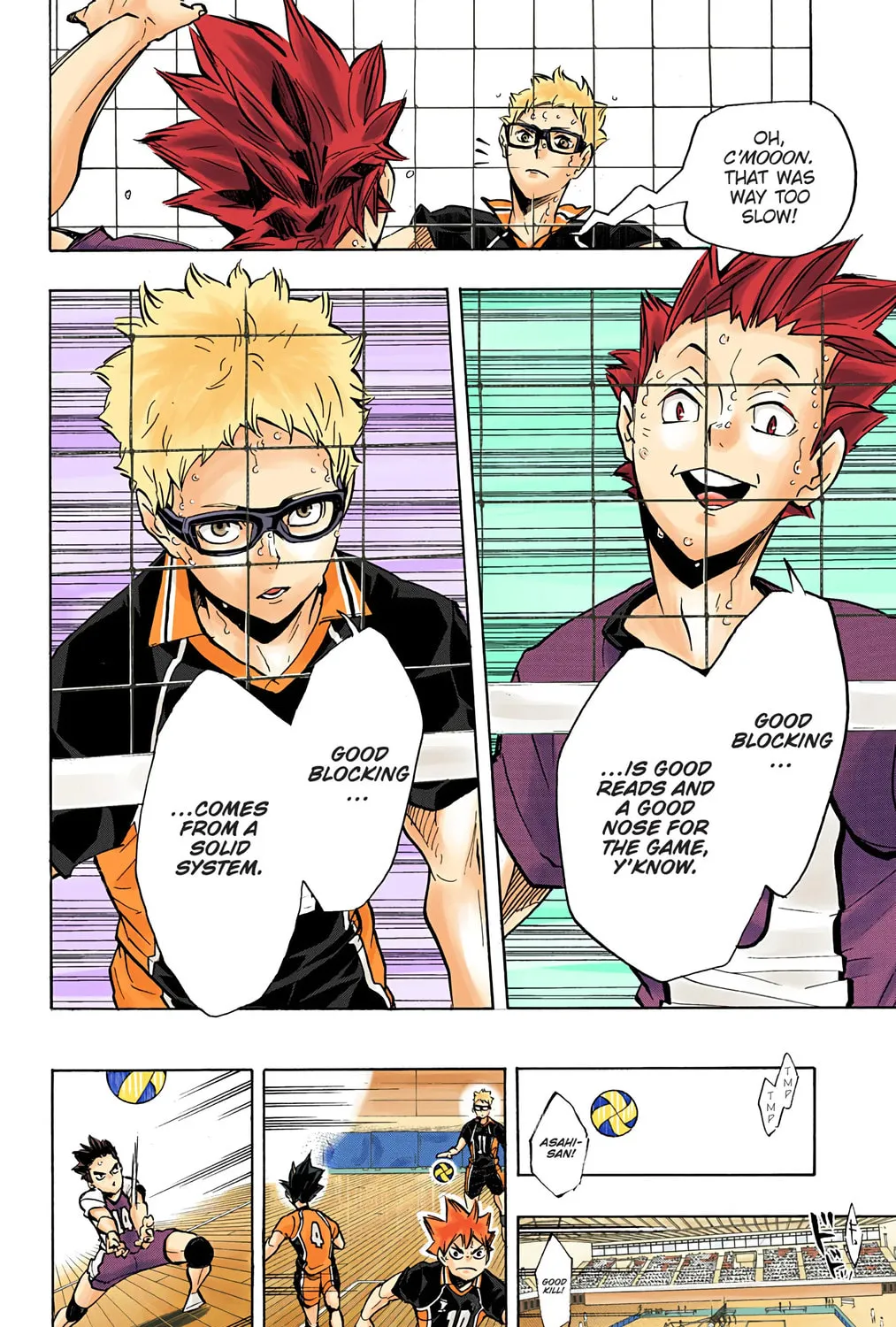 Read Haikyu!! (Official Colored) (Colored) chapter 167 image 18 on Lezhin
