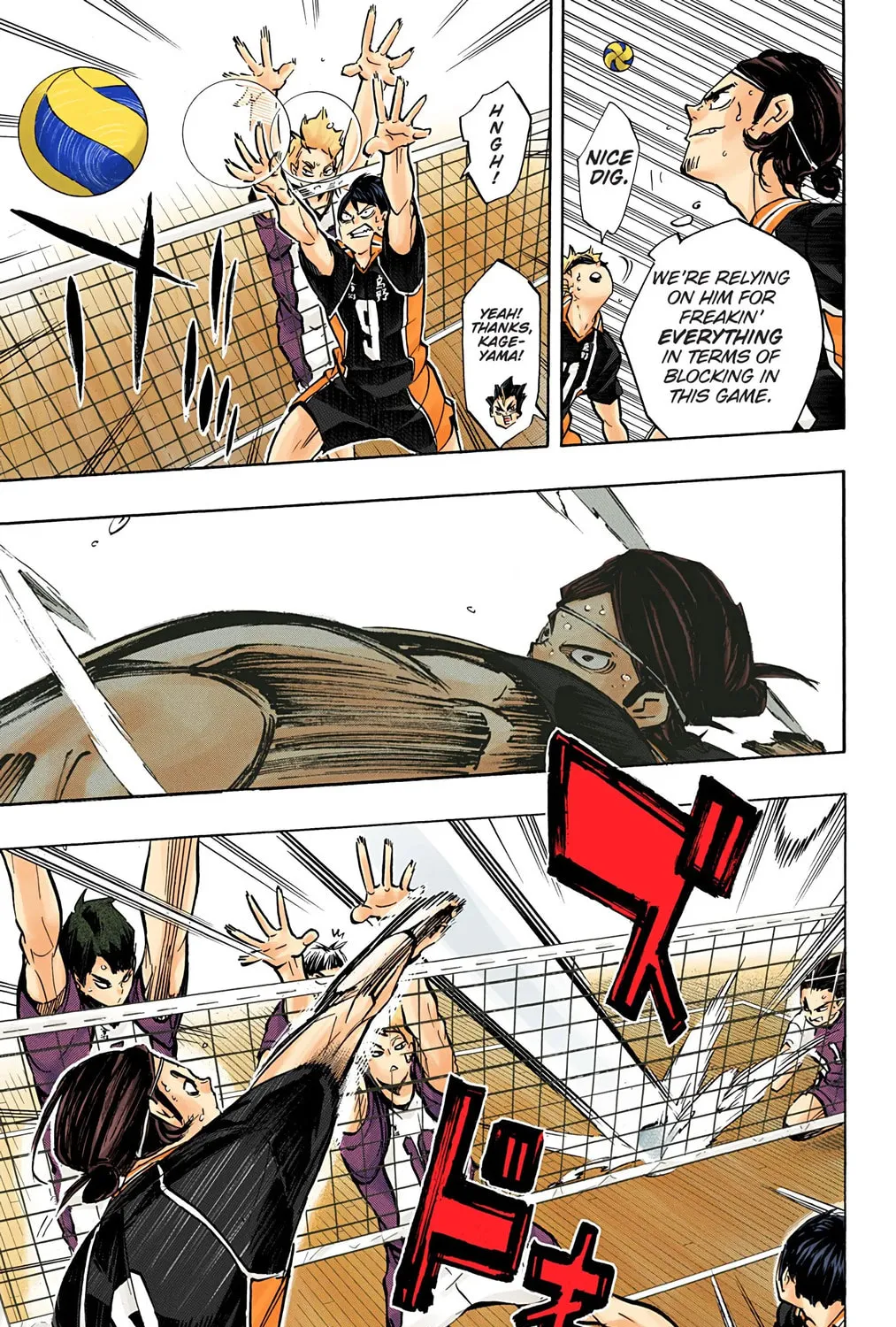 Read Haikyu!! (Official Colored) (Colored) chapter 167 image 8 on Lezhin