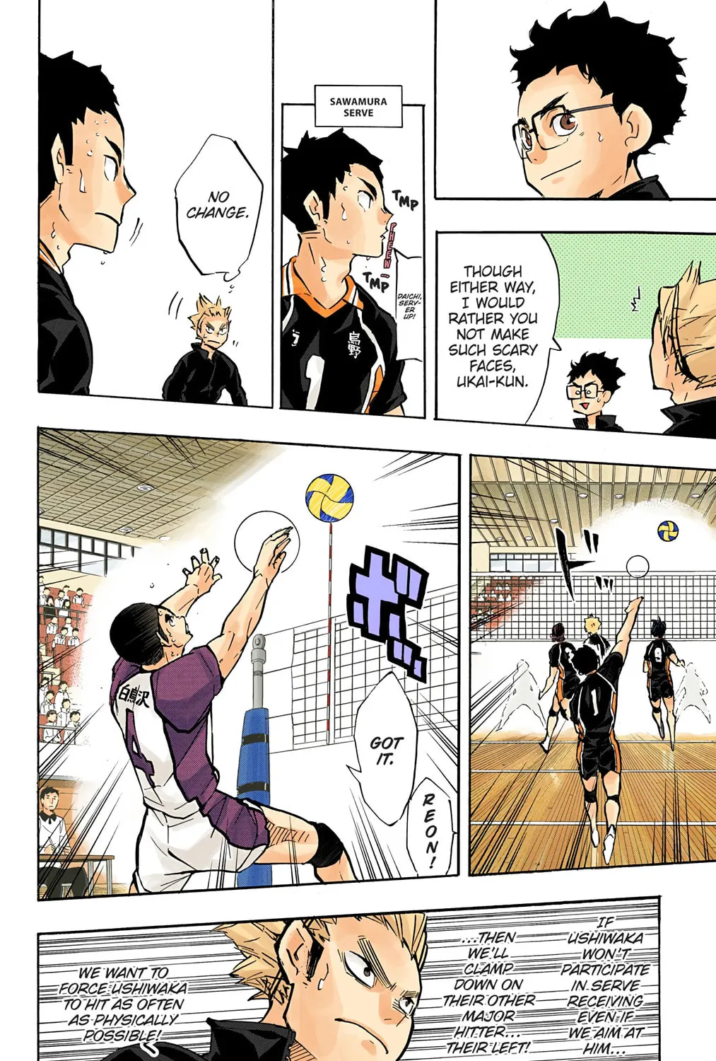 Read Haikyu!! (Official Colored) (Colored) chapter 168 image 14 on Lezhin