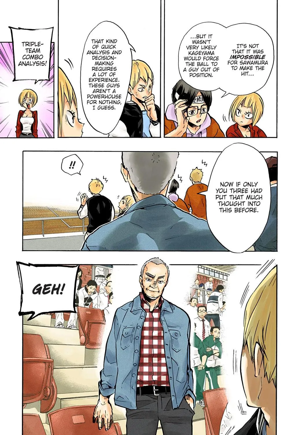 Read Haikyu!! (Official Colored) (Colored) chapter 168 image 4 on Lezhin