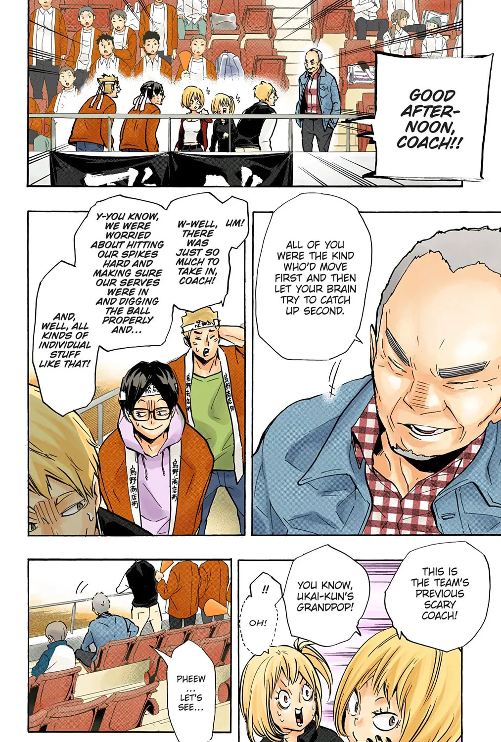 Read Haikyu!! (Official Colored) (Colored) chapter 168 image 6 on Lezhin