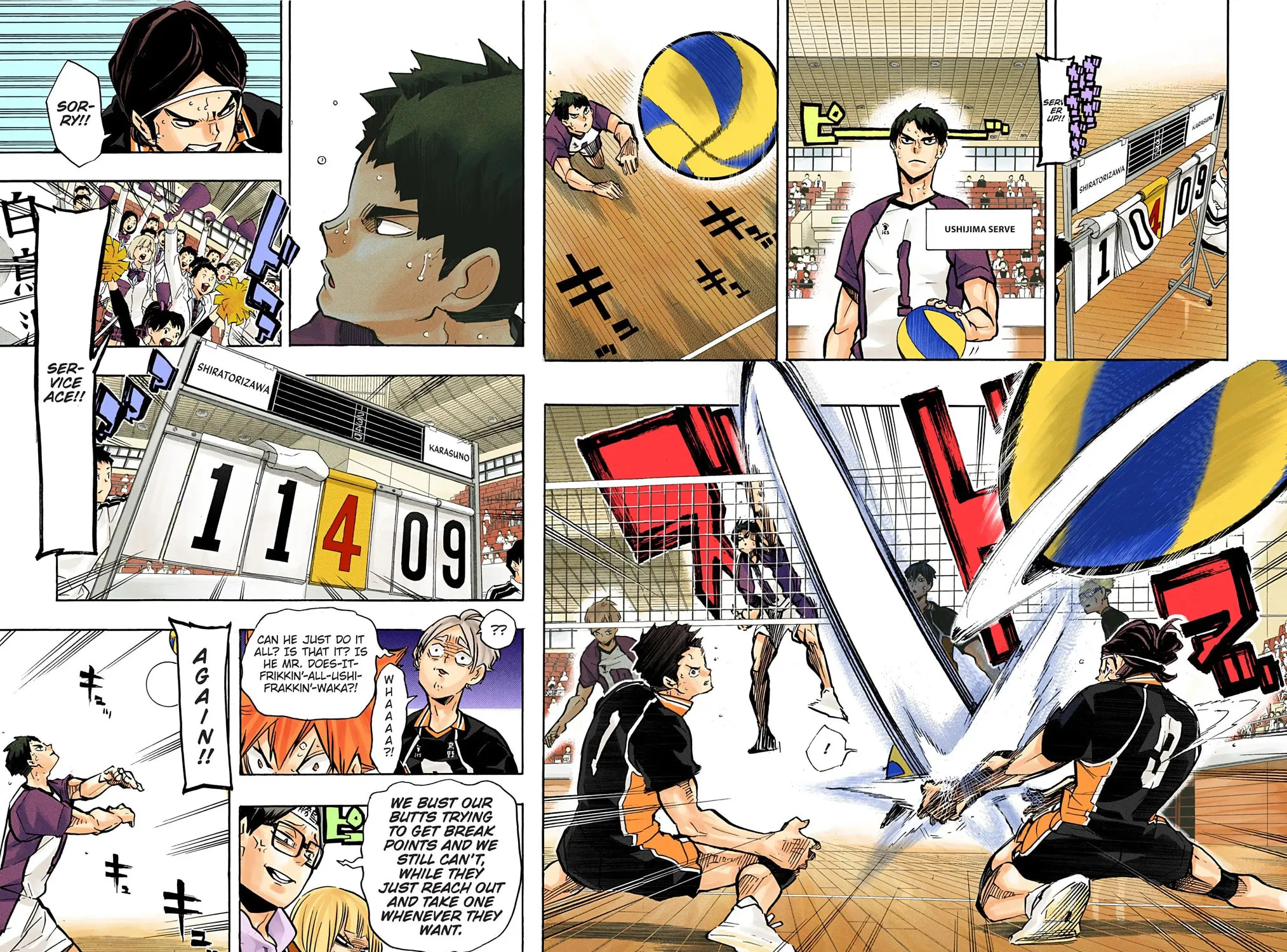 Read Haikyu!! (Official Colored) (Colored) chapter 169 image 12 on Lezhin