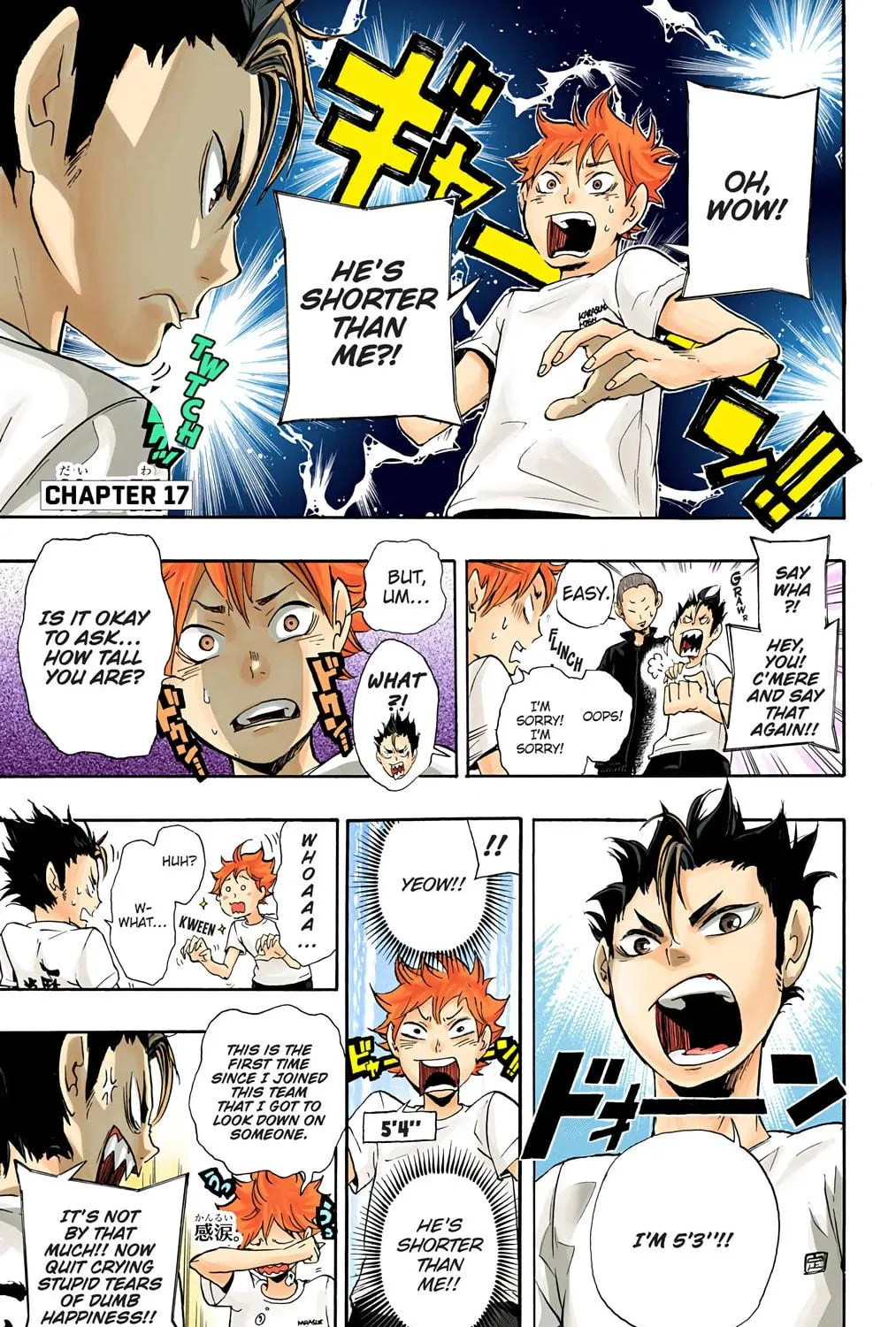 Read Haikyu!! (Official Colored) (Colored) chapter 17 image 10 on Lezhin