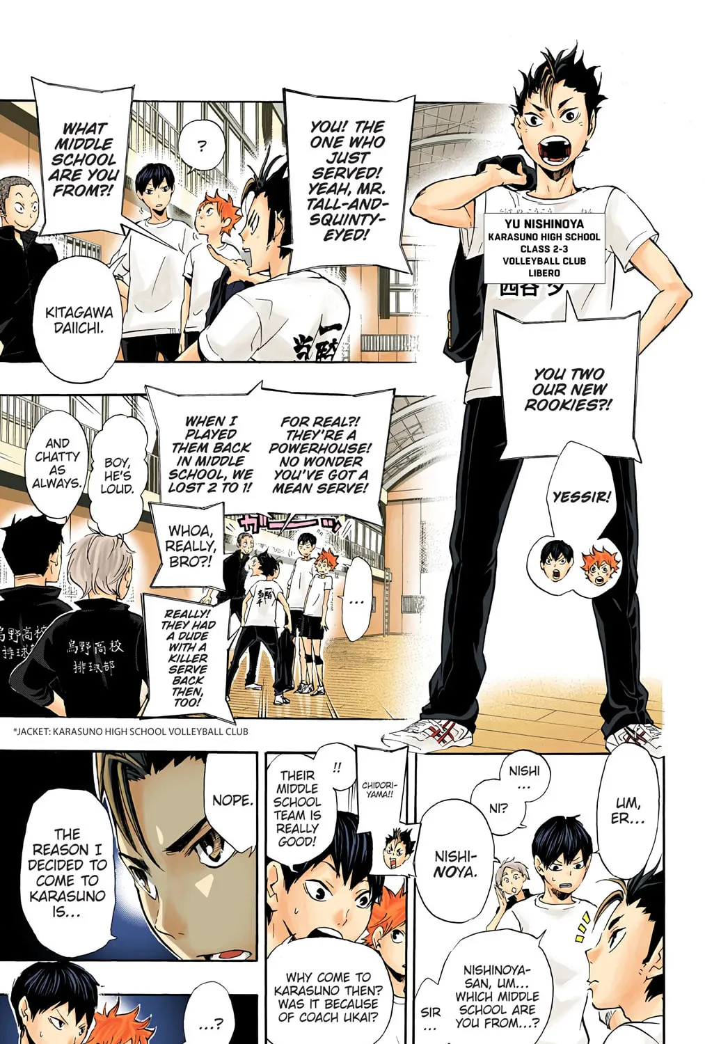 Read Haikyu!! (Official Colored) (Colored) chapter 17 image 14 on Lezhin
