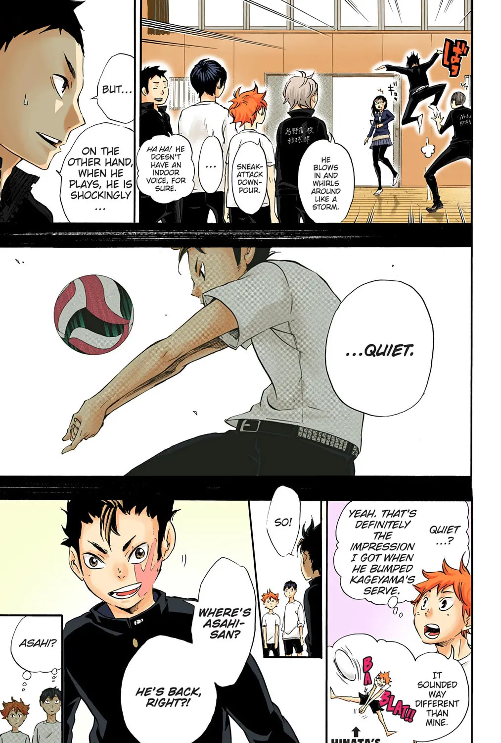 Read Haikyu!! (Official Colored) (Colored) chapter 17 image 18 on Lezhin