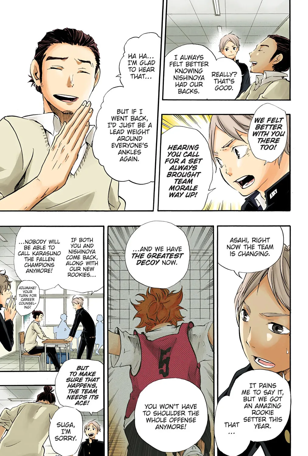 Read Haikyu!! (Official Colored) (Colored) chapter 17 image 50 on Lezhin