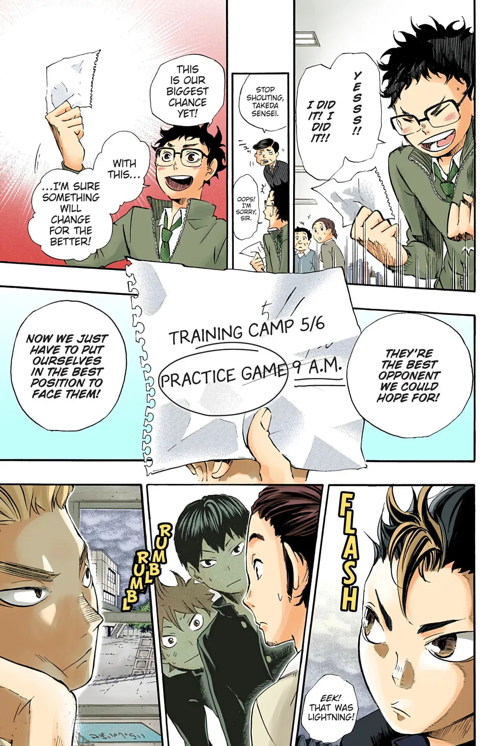 Read Haikyu!! (Official Colored) (Colored) chapter 17 image 54 on Lezhin