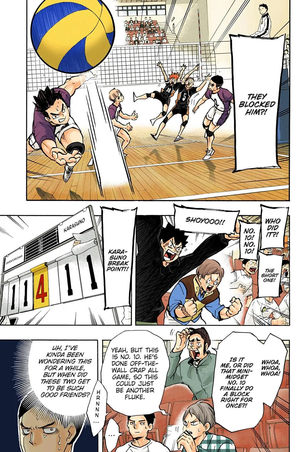 Read Haikyu!! (Official Colored) (Colored) chapter 170 image 4 on Lezhin