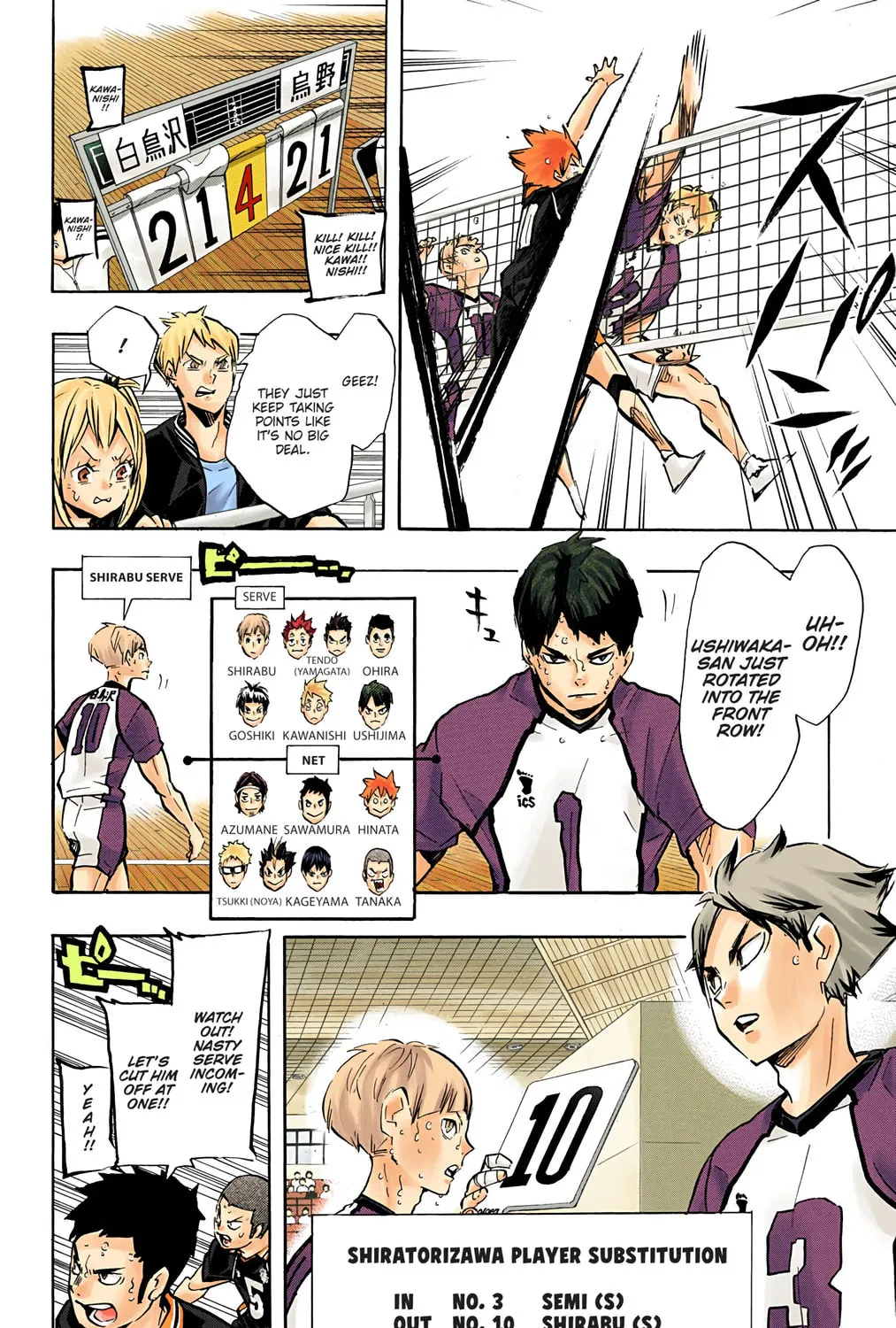 Read Haikyu!! (Official Colored) (Colored) chapter 171 image 14 on Lezhin