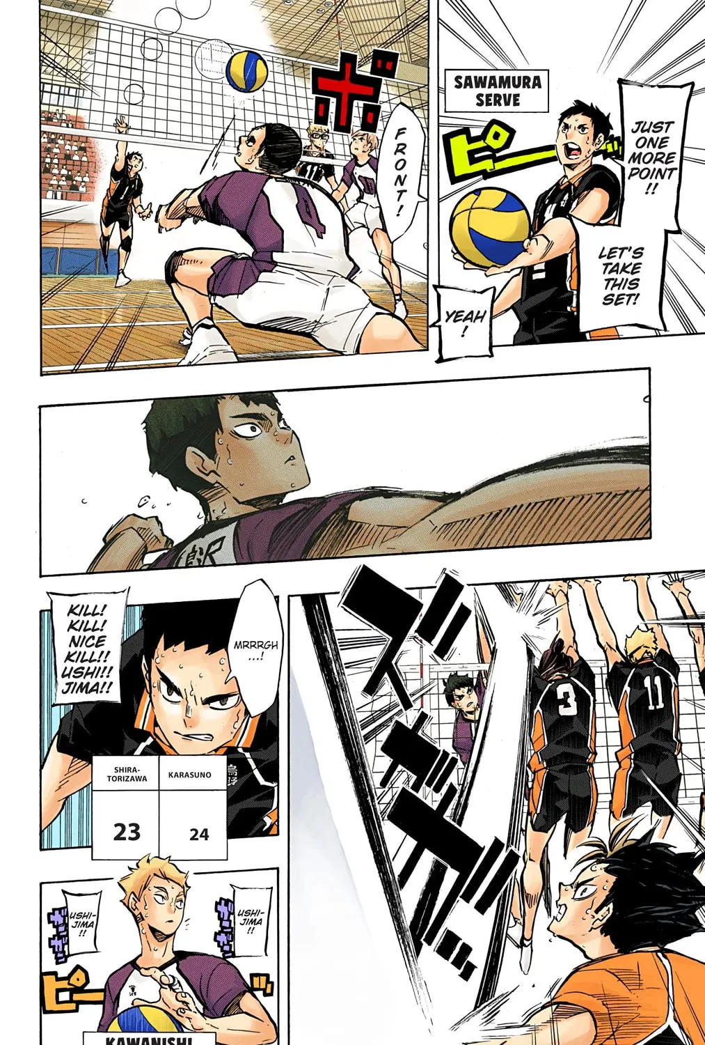 Read Haikyu!! (Official Colored) (Colored) chapter 172 image 30 on Lezhin