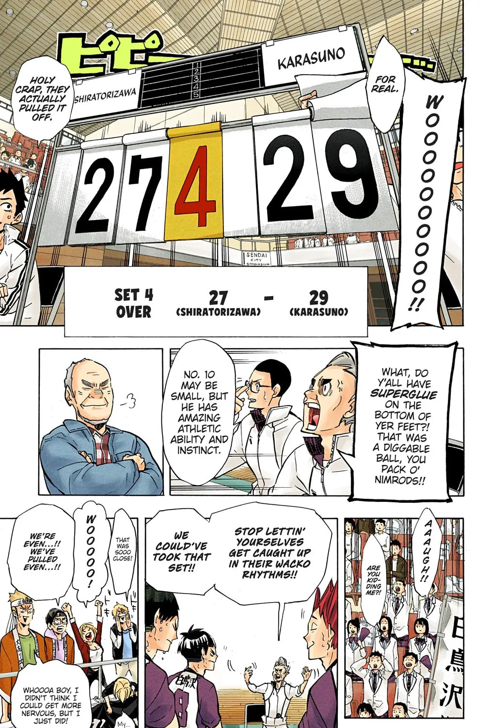 Read Haikyu!! (Official Colored) (Colored) chapter 174 image 30 on Lezhin
