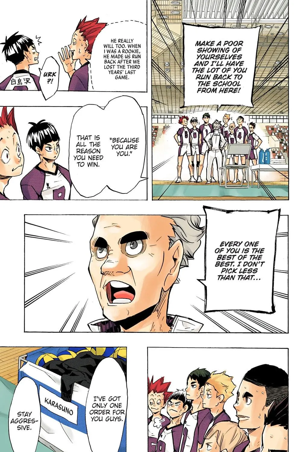 Read Haikyu!! (Official Colored) (Colored) chapter 175 image 10 on Lezhin