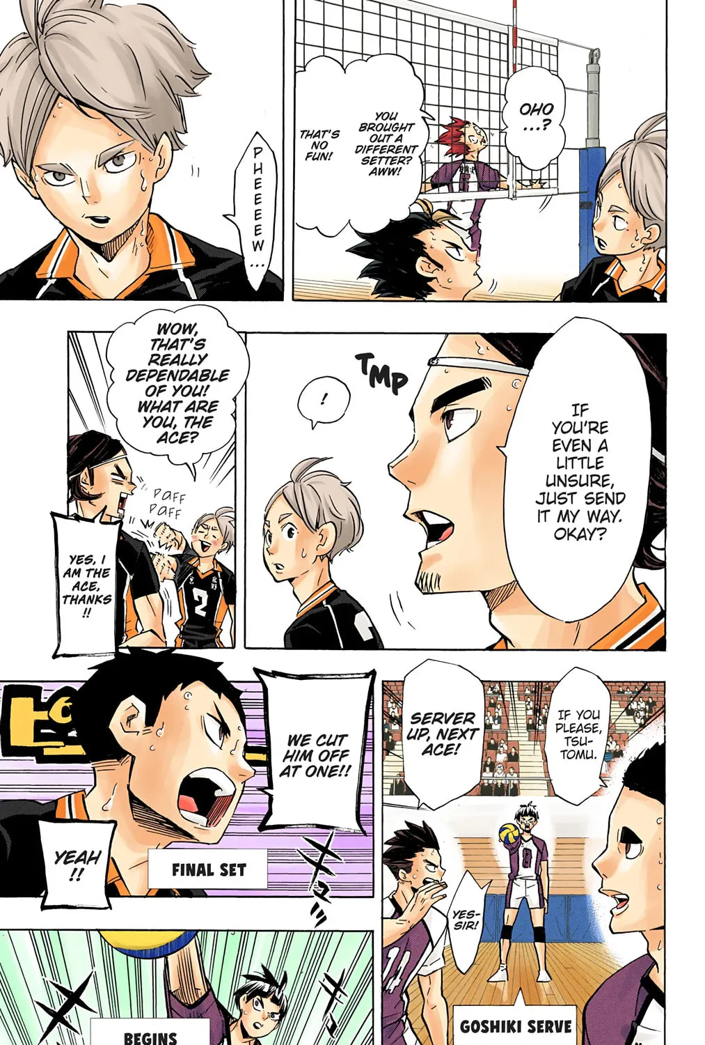 Read Haikyu!! (Official Colored) (Colored) chapter 175 image 14 on Lezhin