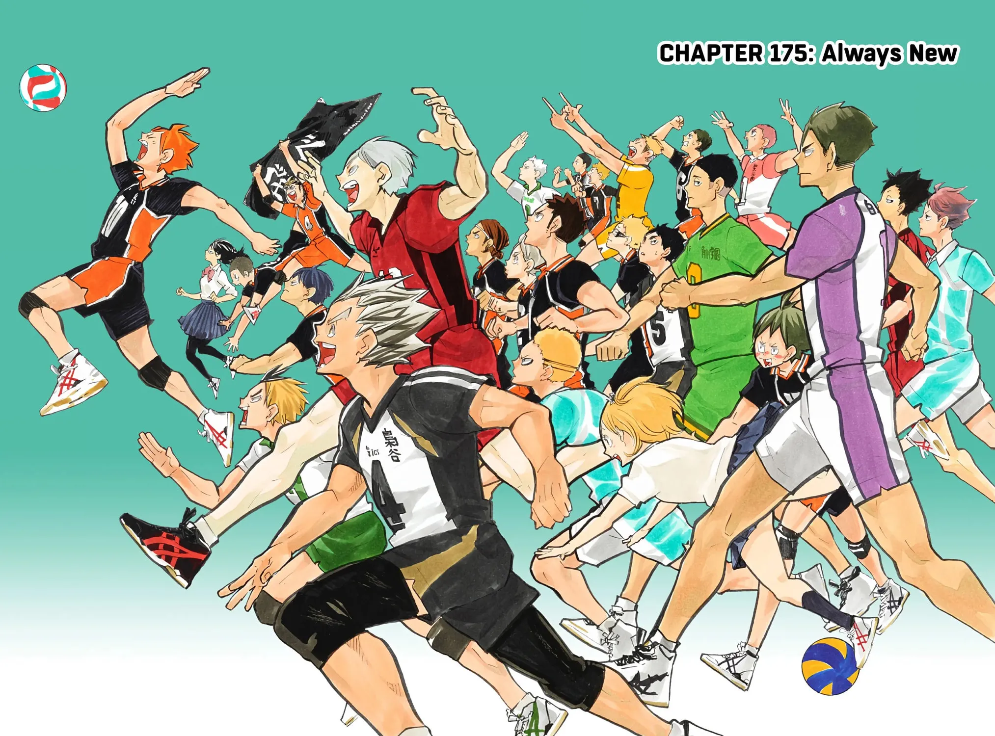 Read Haikyu!! (Official Colored) (Colored) chapter 175 image 2 on Lezhin