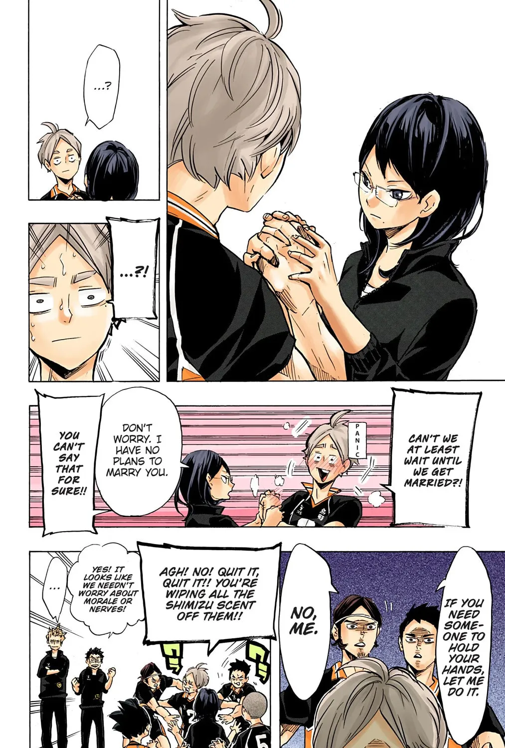 Read Haikyu!! (Official Colored) (Colored) chapter 175 image 8 on Lezhin