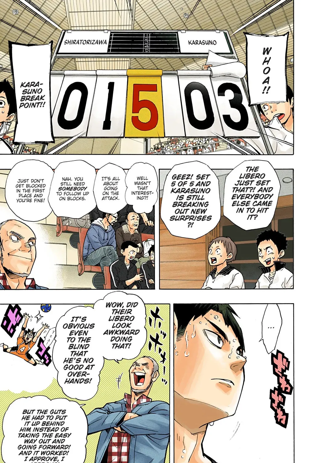 Read Haikyu!! (Official Colored) (Colored) chapter 176 image 8 on Lezhin