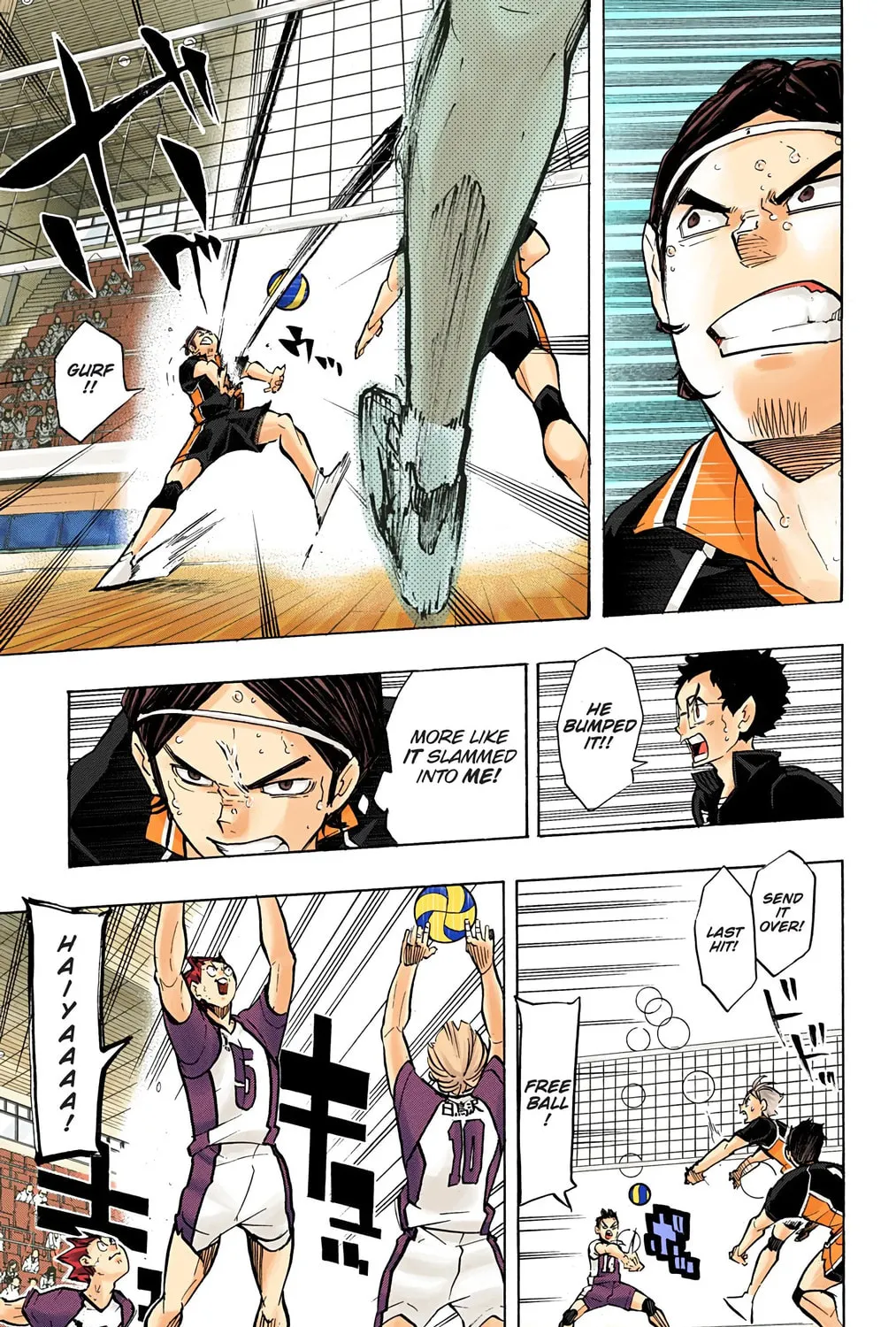 Read Haikyu!! (Official Colored) (Colored) chapter 177 image 6 on Lezhin