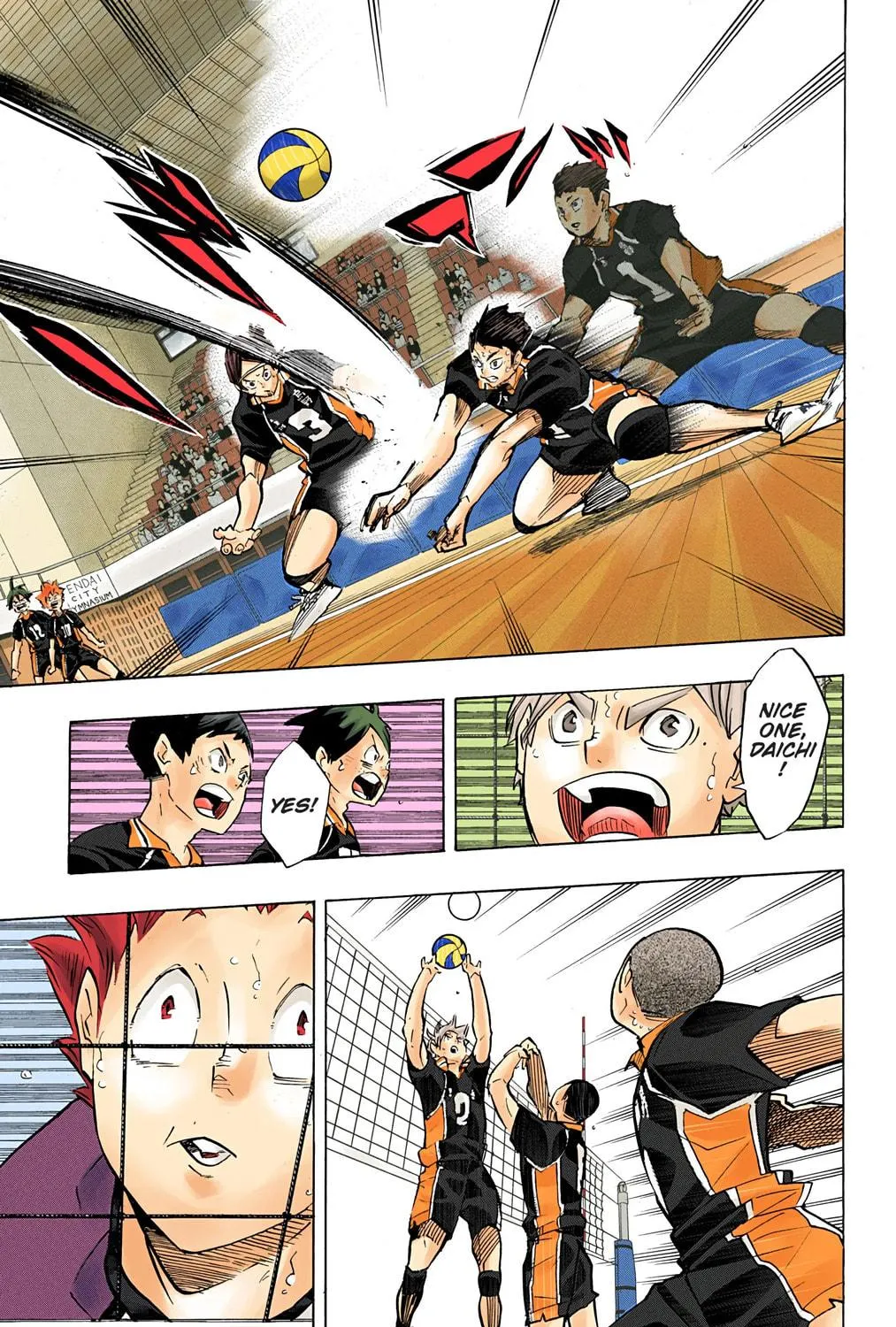 Read Haikyu!! (Official Colored) (Colored) chapter 178 image 16 on Lezhin