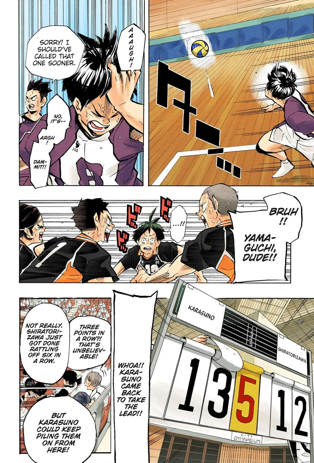 Read Haikyu!! (Official Colored) (Colored) chapter 182 image 22 on Lezhin