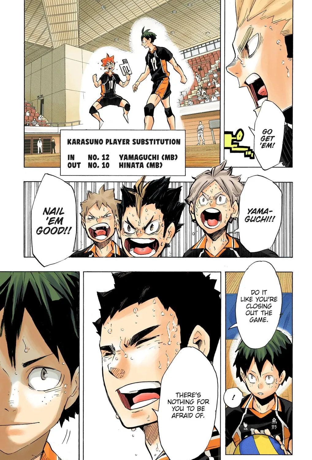 Read Haikyu!! (Official Colored) (Colored) chapter 182 image 4 on Lezhin