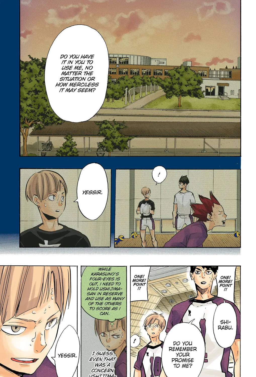 Read Haikyu!! (Official Colored) (Colored) chapter 183 image 6 on Lezhin