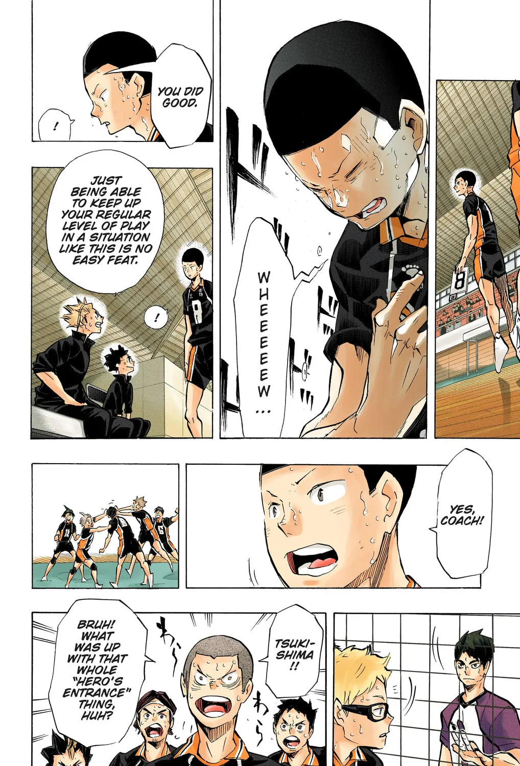 Read Haikyu!! (Official Colored) (Colored) chapter 184 image 18 on Lezhin
