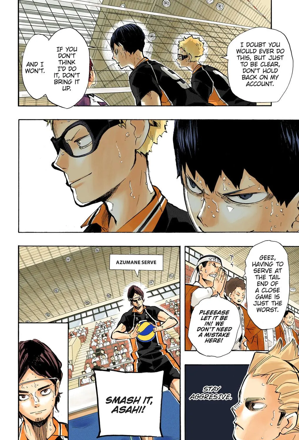 Read Haikyu!! (Official Colored) (Colored) chapter 184 image 22 on Lezhin