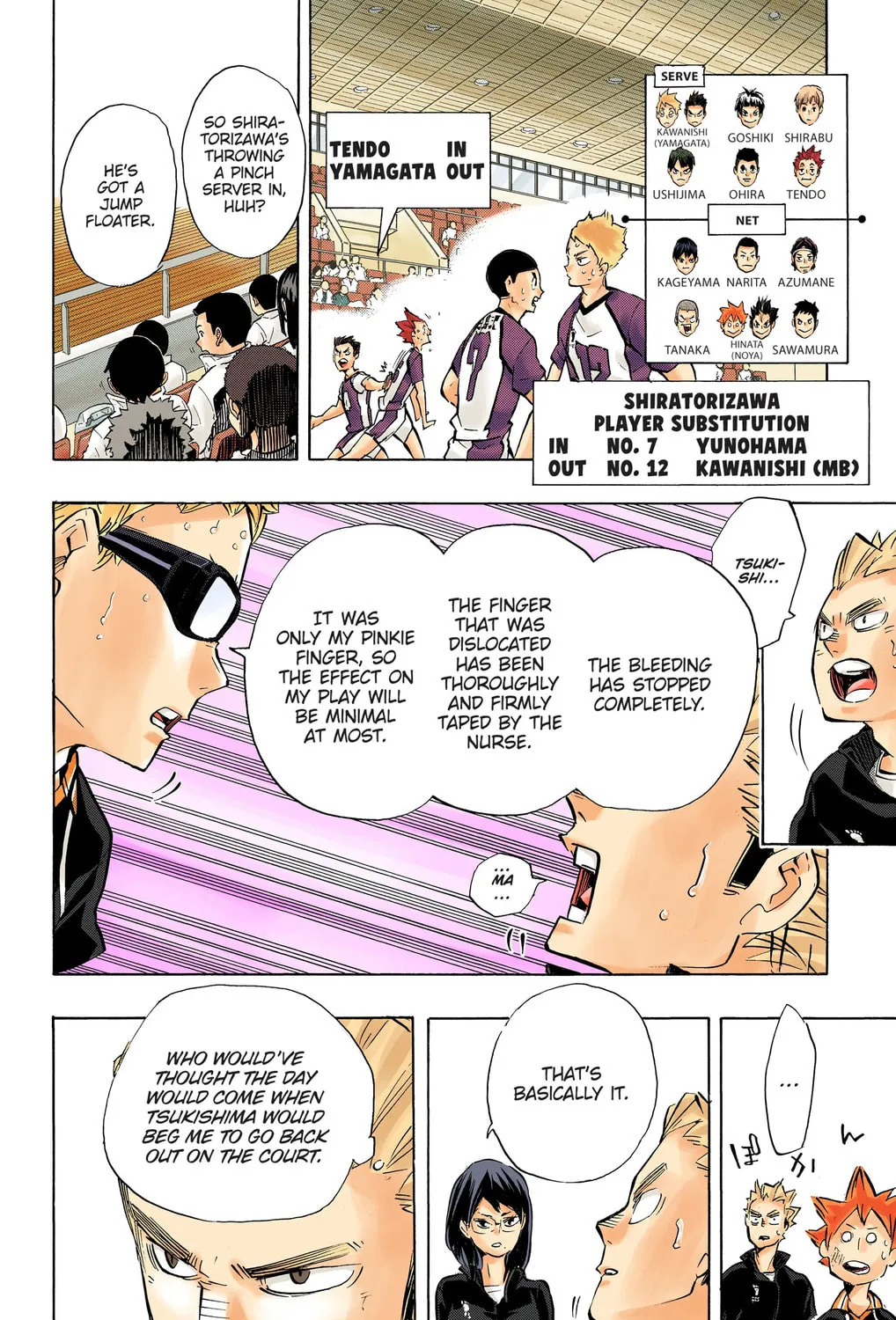 Read Haikyu!! (Official Colored) (Colored) chapter 184 image 6 on Lezhin