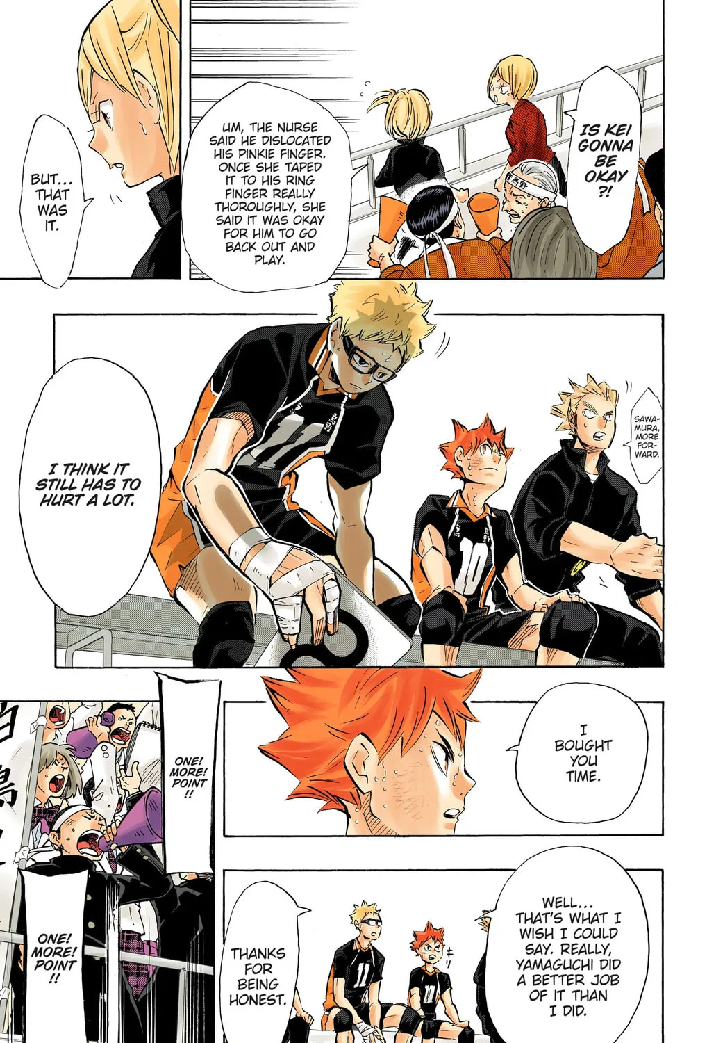 Read Haikyu!! (Official Colored) (Colored) chapter 184 image 8 on Lezhin