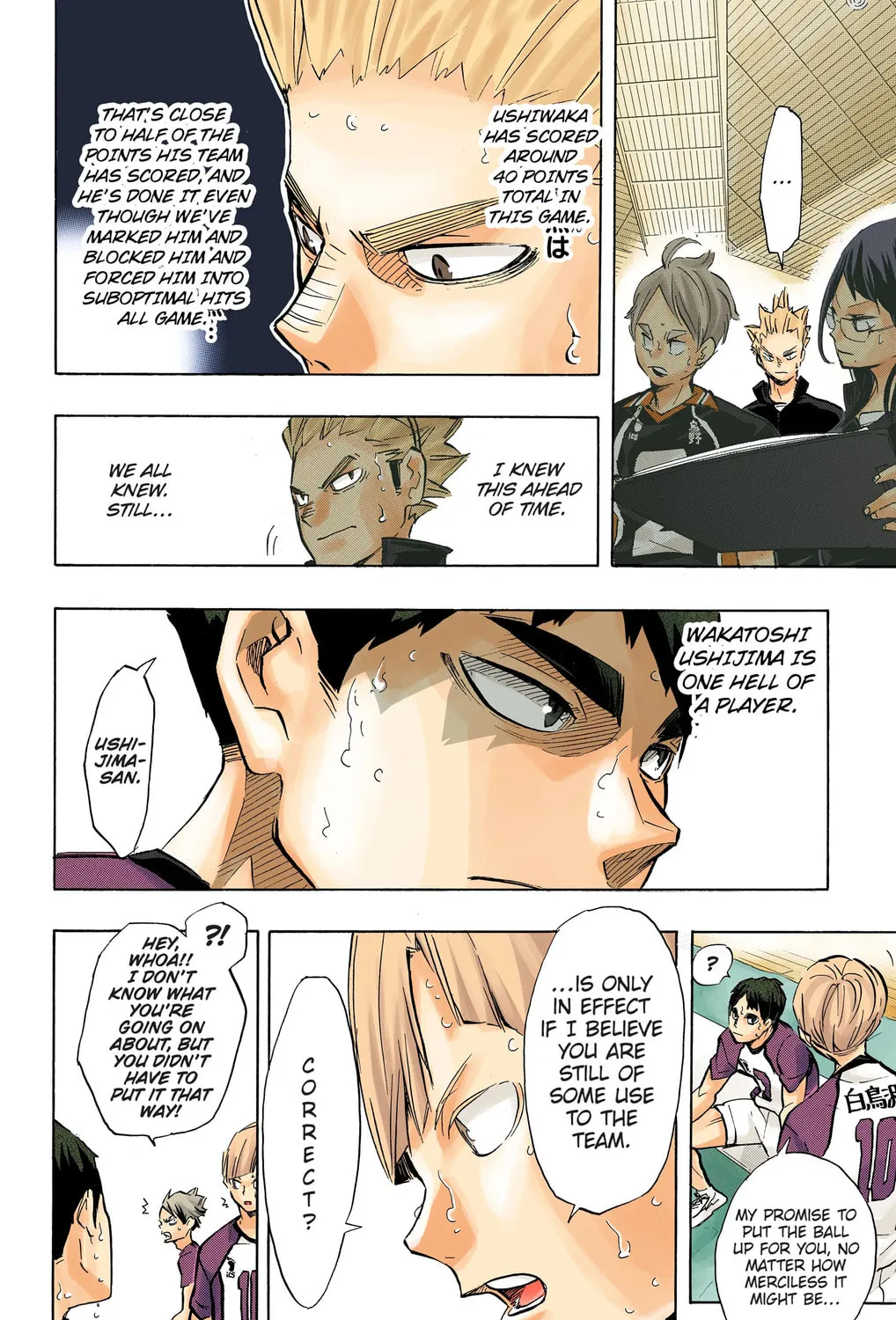 Read Haikyu!! (Official Colored) (Colored) chapter 185 image 26 on Lezhin