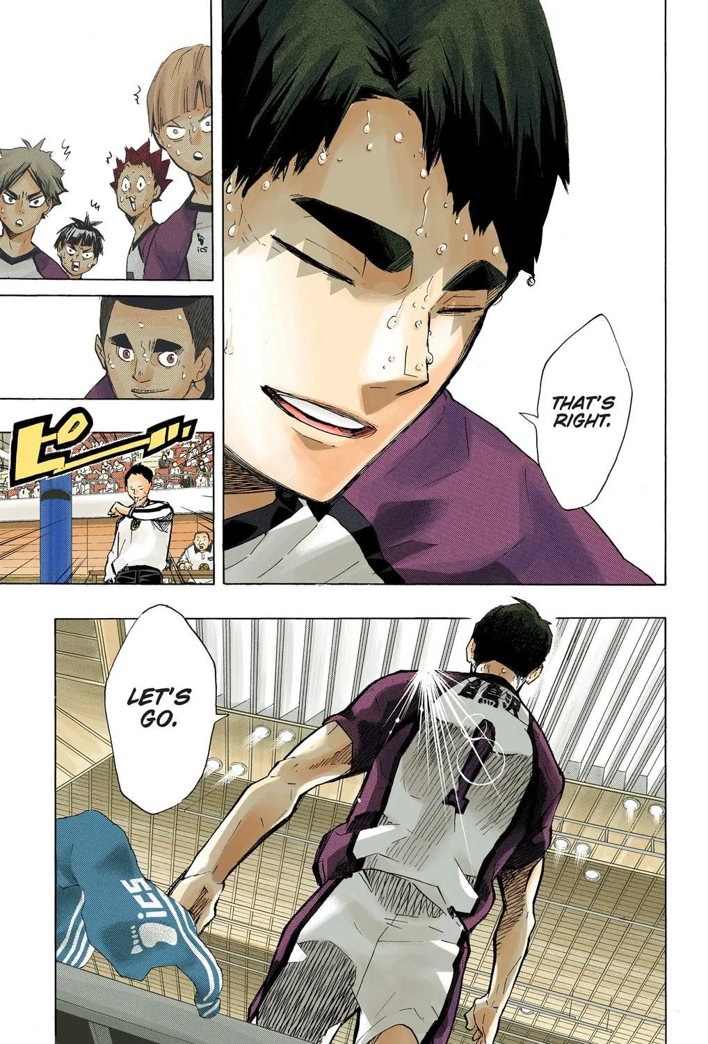 Read Haikyu!! (Official Colored) (Colored) chapter 185 image 28 on Lezhin