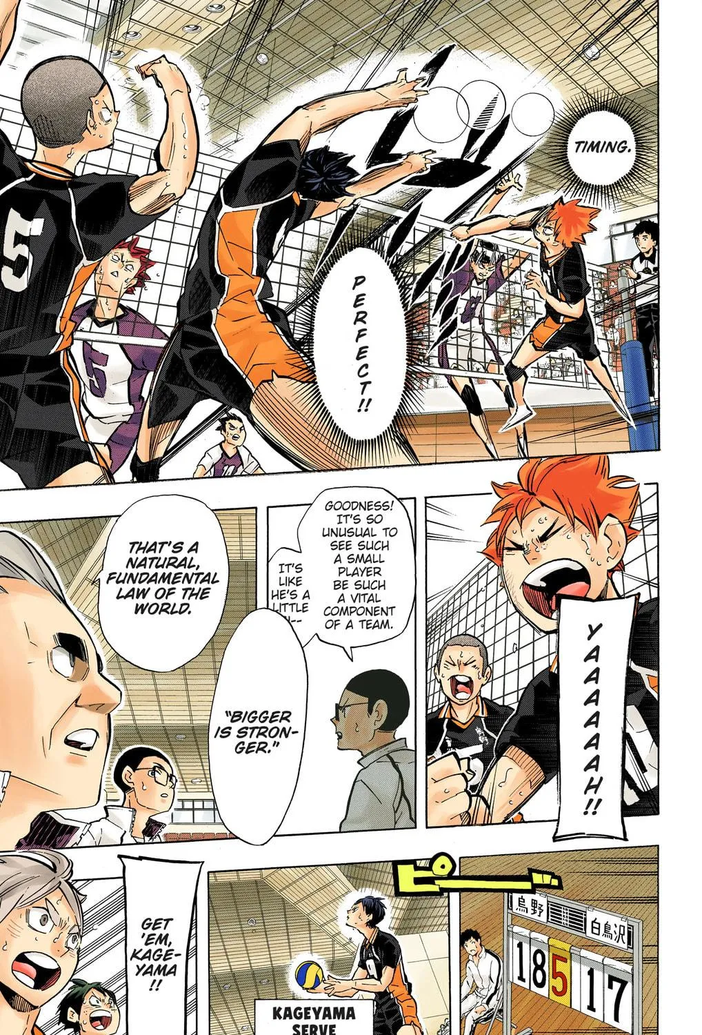 Read Haikyu!! (Official Colored) (Colored) chapter 186 image 22 on Lezhin