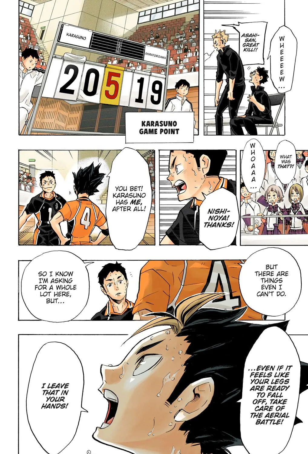 Read Haikyu!! (Official Colored) (Colored) chapter 187 image 16 on Lezhin